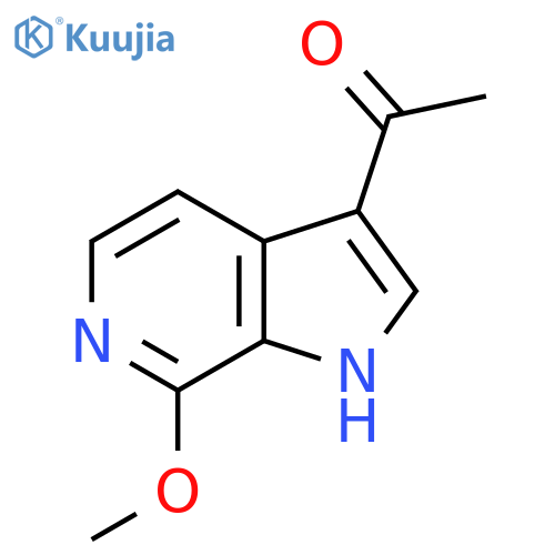 1-(7-Methoxy-1H-pyrrolo[2,3-c]pyridin-3-yl)ethan-1-one structure