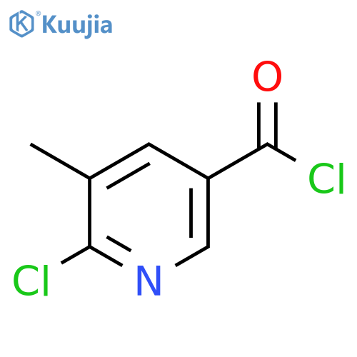 3-Pyridinecarbonyl chloride, 6-chloro-5-methyl- structure