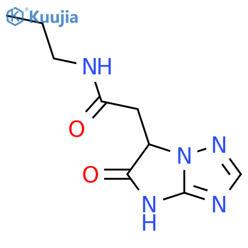 2-(5-Oxo-5,6-dihydro-4H-imidazo1,2-b1,2,4triazol-6-yl)-N-propylacetamide structure