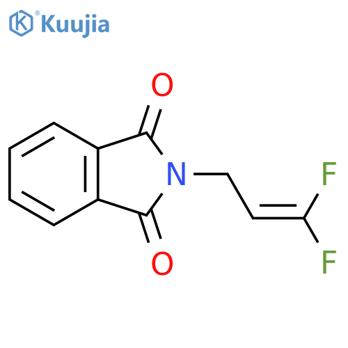 2-(3,3-difluoroprop-2-en-1-yl)-2,3-dihydro-1H-isoindole-1,3-dione structure