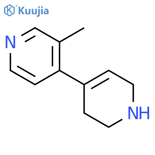 3-methyl-4-(1,2,3,6-tetrahydropyridin-4-yl)pyridine structure