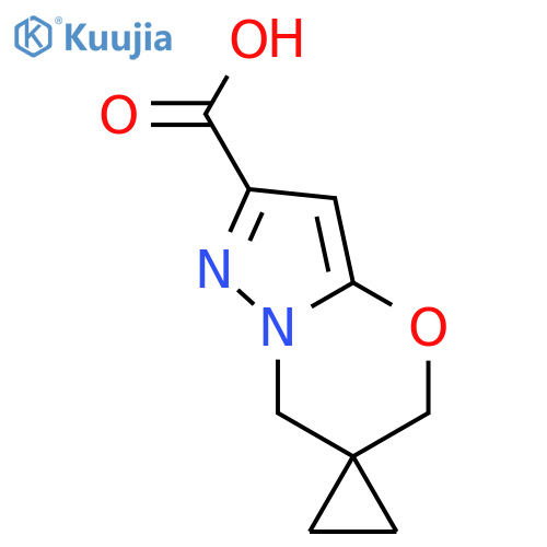 spiro[cyclopropane-1,6'-pyrazolo[5,1-b][1,3]oxazine]-2'-carboxylic acid structure