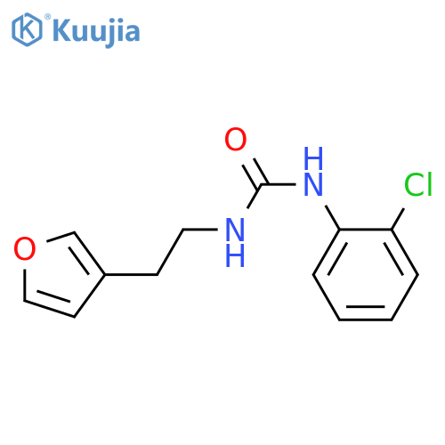 1-(2-chlorophenyl)-3-[2-(furan-3-yl)ethyl]urea structure