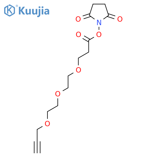 Propargyl-PEG3-NHS ester structure