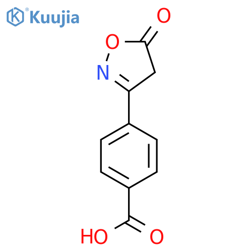 4-(5-Oxo-4,5-dihydroisoxazol-3-yl)benzoic acid structure