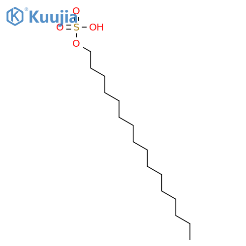 1-Hexadecanol,1-(hydrogen sulfate) structure
