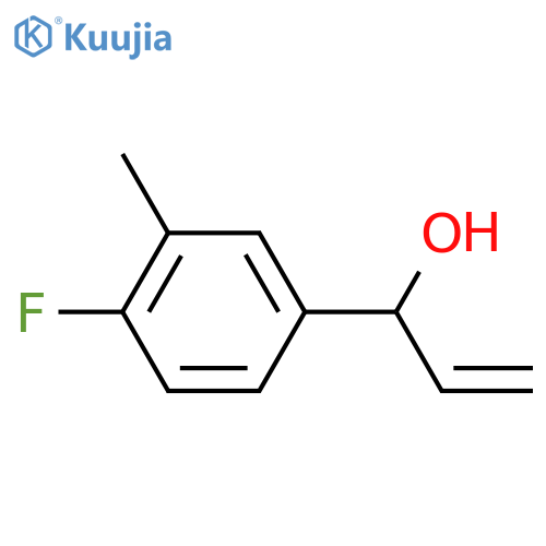1-(4-fluoro-3-methylphenyl)prop-2-en-1-ol structure