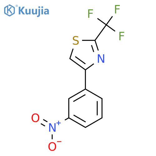 4-(3-Nitrophenyl)-2-(trifluoromethyl)thiazole structure