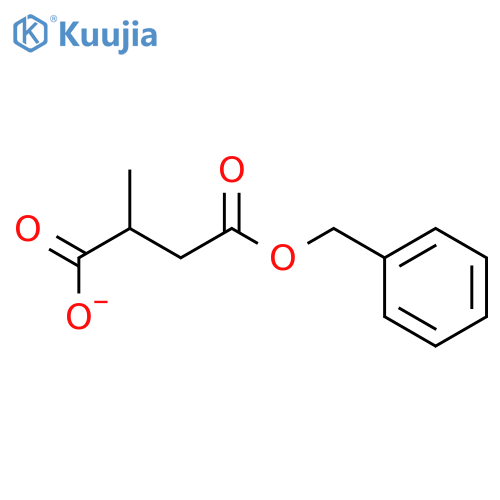 Butanedioic acid,methyl-, 4-(phenylmethyl) ester, (2R)- (9CI) structure