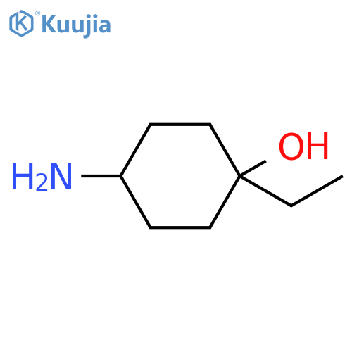 4-amino-1-ethylcyclohexan-1-ol structure