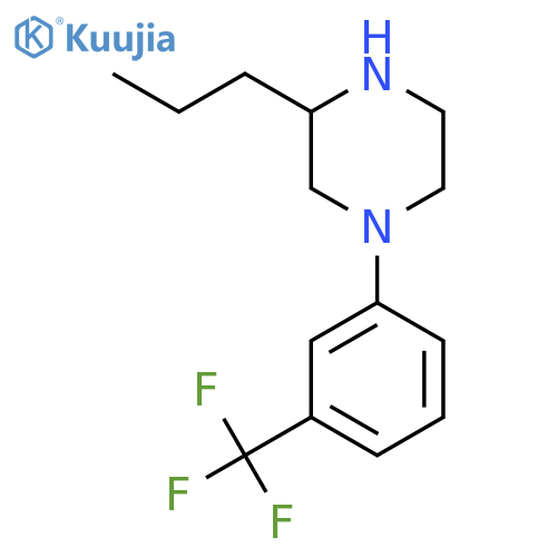 3-Propyl-1-[3-(trifluoromethyl)phenyl]piperazine structure