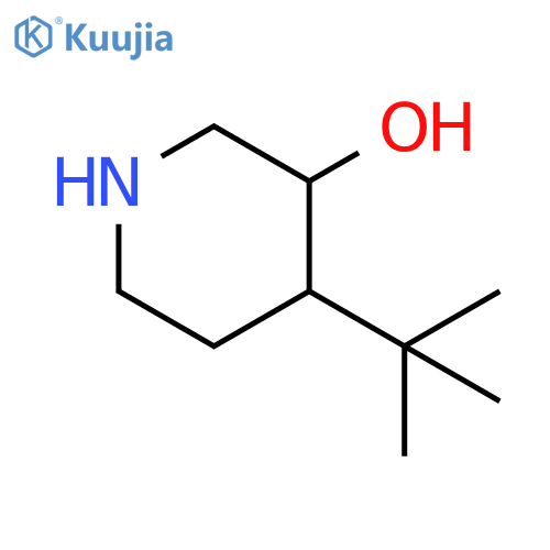4-tert-butylpiperidin-3-ol structure