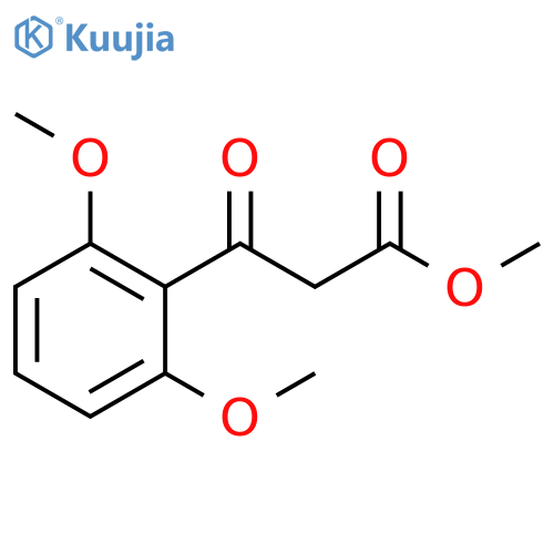 methyl 3-(2,6-dimethoxyphenyl)-3-oxopropanoate structure
