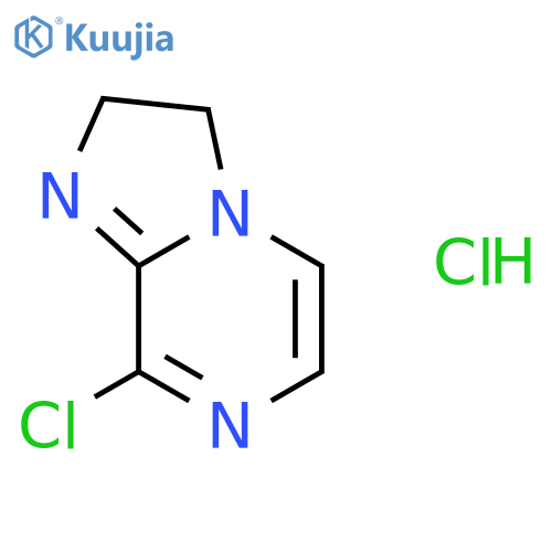 Imidazo[1,2-a]pyrazine,8-chloro-2,3-dihydro-, hydrochloride (1:1) structure