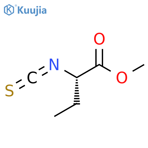 methyl (2S)-2-isothiocyanatobutanoate structure