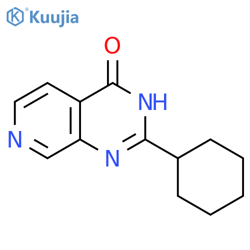 2-Cyclohexyl-3H-pyrido[3,4-d]pyrimidin-4-one structure