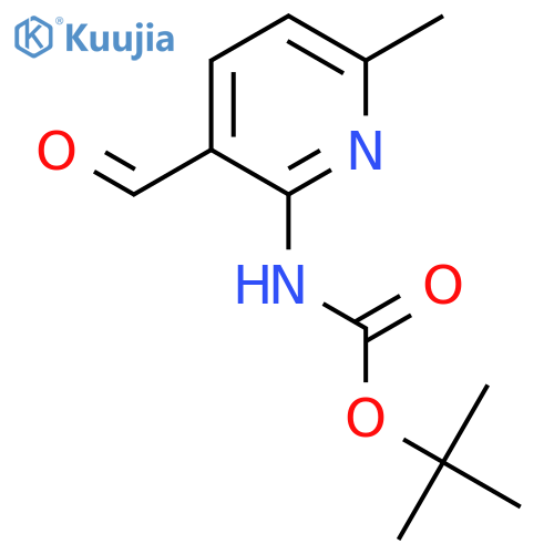 Tert-Butyl (3-formyl-6-methylpyridin-2-yl)carbamate structure