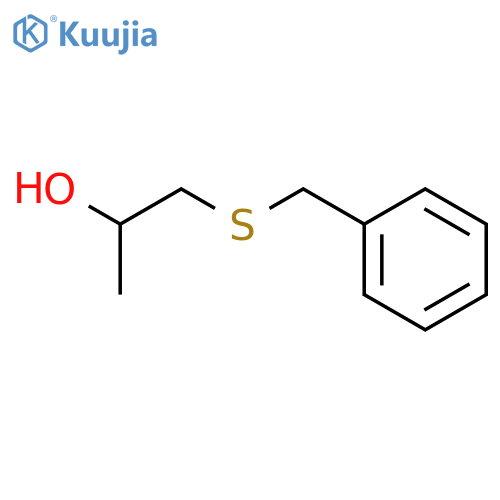 2-Propanol, 1-[(phenylmethyl)thio]-, (±)- structure