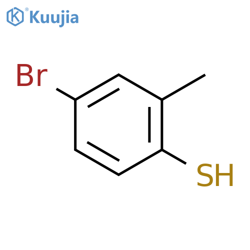 4-bromo-2-methylbenzene-1-thiol structure