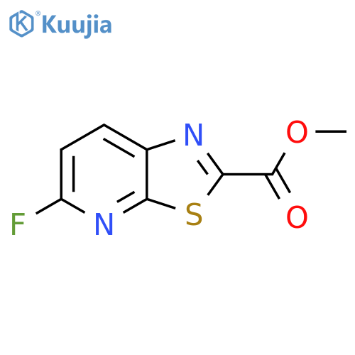 methyl 5-fluoro-1,3thiazolo5,4-bpyridine-2-carboxylate structure