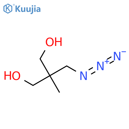2-(Azidomethyl)-2-methylpropane-1,3-diol structure