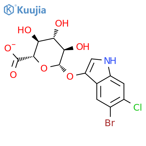 5-Bromo-6-chloro-3-indolyl β-D-Glucuronide Cyclohexylammonium Salt structure