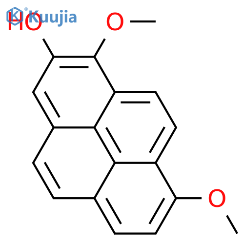 1,2,8-Pyrenetriol; 1,8-Di-Me ether structure