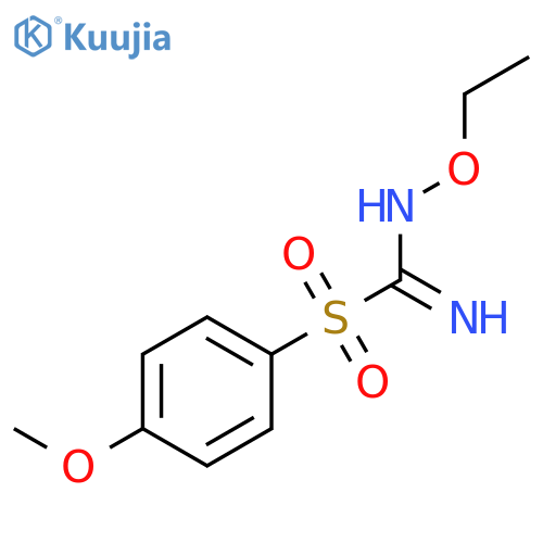 METHANIMIDAMIDE, N-ETHOXY-1-[(4-METHOXYPHENYL)SULFONYL]- structure
