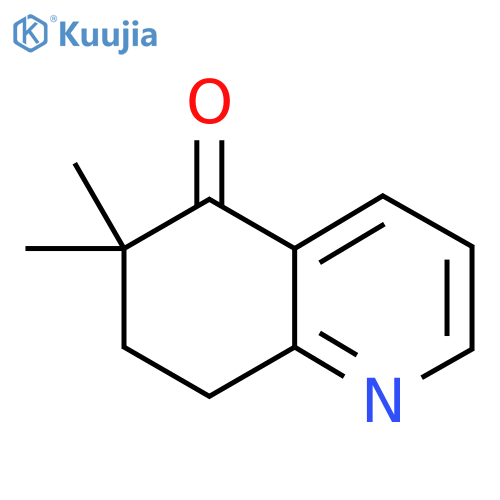 6,6-dimethyl-7,8-dihydroquinolin-5(6H)-one structure