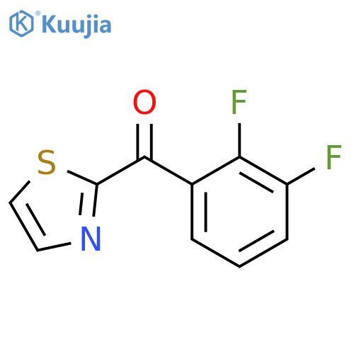 2-(2,3-Difluorobenzoyl)thiazole structure