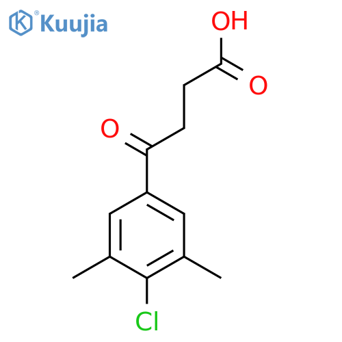 4-(4-Chloro-3,5-dimethylphenyl)-4-oxobutanoic acid structure