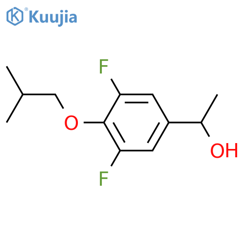 1-(3,5-DIFLUORO-4-ISOBUTOXYPHENYL)ETHANOL structure