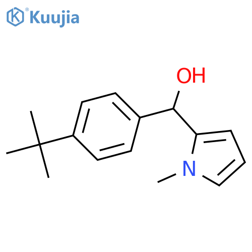 (4-tert-butylphenyl)-(1-methylpyrrol-2-yl)methanol structure