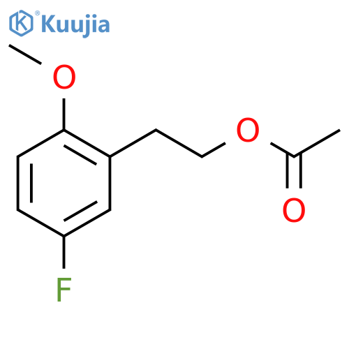 5-FLUORO-2-METHOXYPHENETHYL ACETATE structure