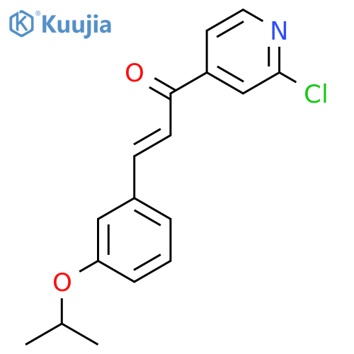 1-(2-Chloropyridin-4-yl)-3-[3-(propan-2-yloxy)phenyl]prop-2-en-1-one structure