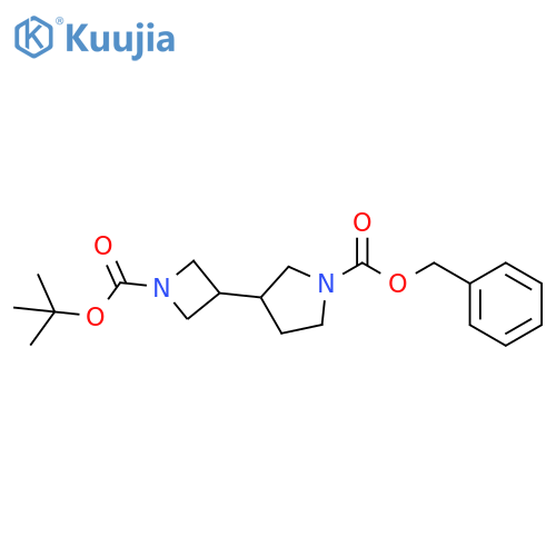Benzyl 3-(1-(Tert-Butoxycarbonyl)Azetidin-3-Yl)Pyrrolidine-1-Carboxylate structure