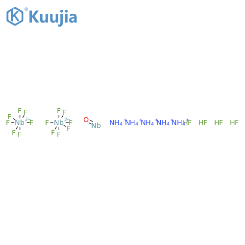 AMMONIUM FLUORONIOBATE 99.99% structure