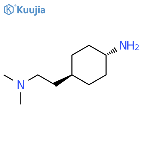 trans-4-[2-(Dimethylamino)ethyl]cyclohexanamine structure