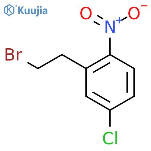 2-(2-bromoethyl)-4-chloro-1-nitrobenzene structure