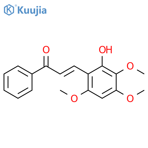 2-Propen-1-one,3-(2-hydroxy-3,4,6-trimethoxyphenyl)-1-phenyl-, (2E)- structure