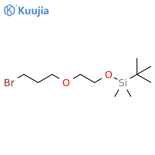 [2-(3-Bromopropoxy)ethoxy](tert-butyl)dimethylsilane structure