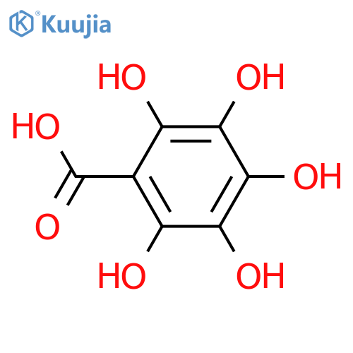 Benzoic acid, pentahydroxy- structure