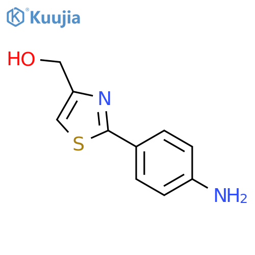 2-(4-Amino-phenyl)-thiazol-4-yl-methanol structure