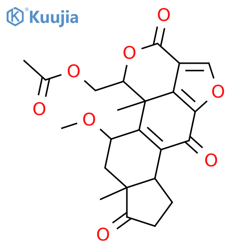 11-O-Deacetylwortmannin; 2-De-Me, 11-Me ether, 2-Ac structure