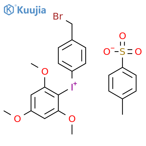 4-(Bromomethyl)phenyl(2,4,6-trimethoxyphenyl)iodonium p-Toluenesulfonate structure