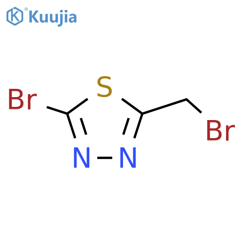 2-Bromo-5-(bromomethyl)-1,3,4-thiadiazole structure