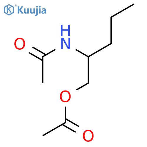 Acetamide,N-[1-[(acetyloxy)methyl]butyl]- structure