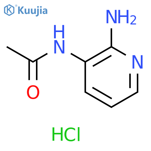 N-(2-aminopyridin-3-yl)acetamide hydrochloride structure