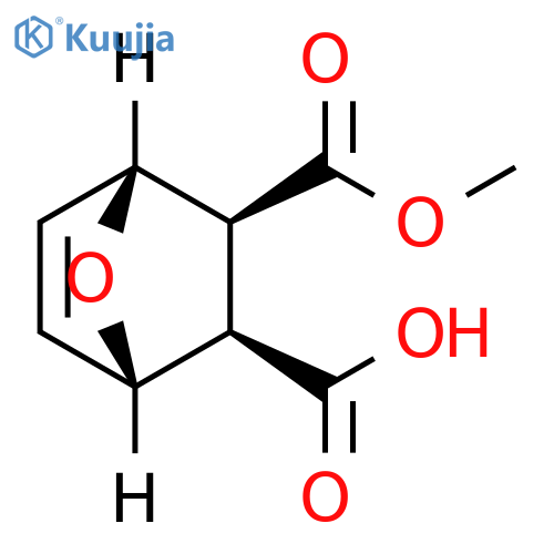 7-Oxabicyclo[2.2.1]hept-5-ene-2,3-dicarboxylic acid, 2-methyl ester, (1R,2S,3R,4S)-rel- structure