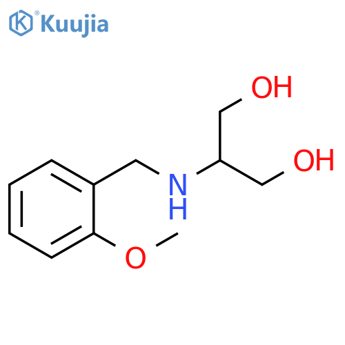 2-{(2-methoxyphenyl)methylamino}propane-1,3-diol structure